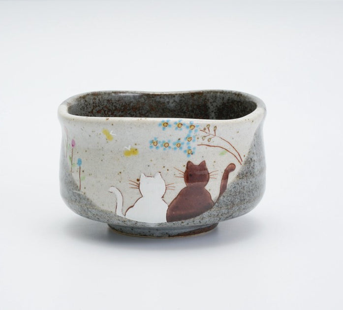 Neko Kutani Matcha Bowl